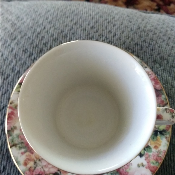 Darice Paragon Cup & Saucer Marlborough Pink Rose Fine Bone China with Gold Trim - Picture 7 of 9